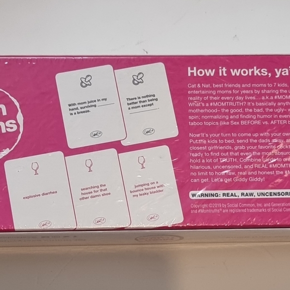 Cat & Nat Mom Truths Party Game - Picture 2 of 2